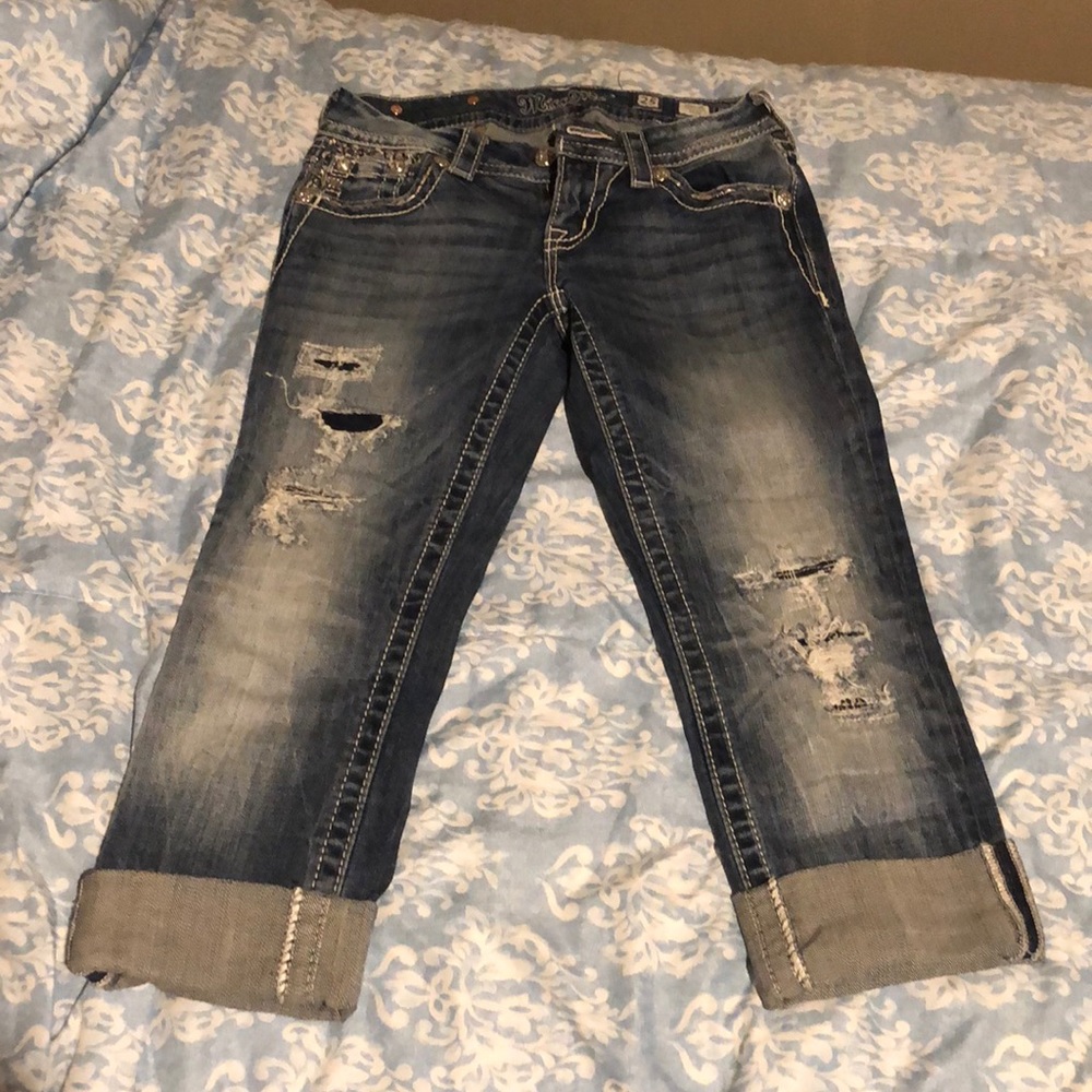 Miss me crop jeans